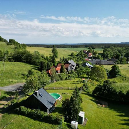 Ferienhaeuschen Blessberg Villa Schalkau Dış mekan fotoğraf