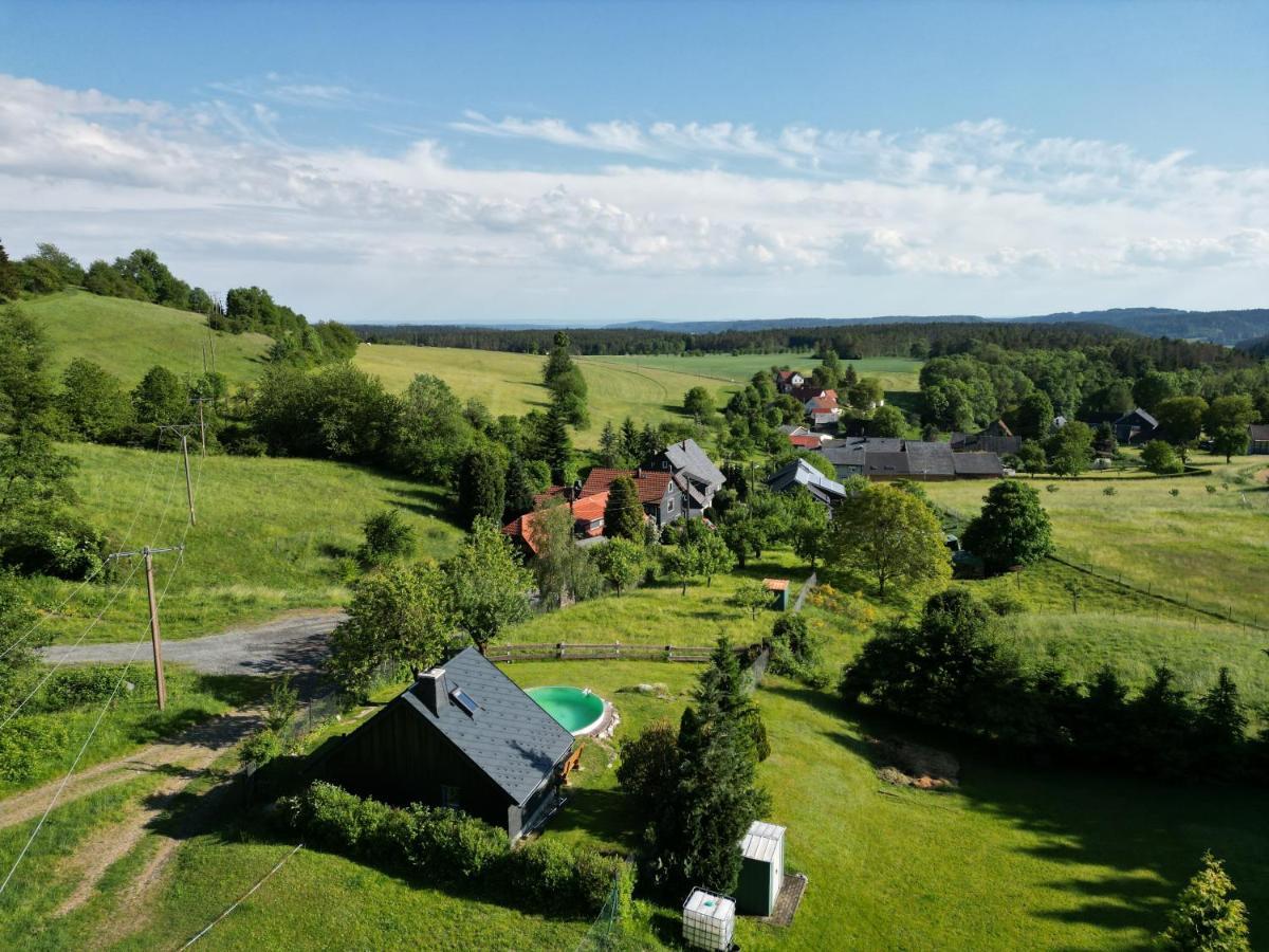 Ferienhaeuschen Blessberg Villa Schalkau Dış mekan fotoğraf
