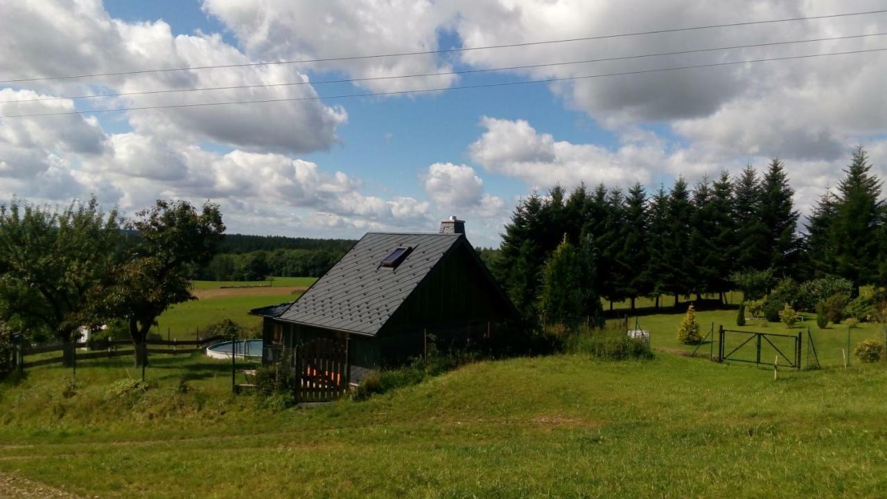 Ferienhaeuschen Blessberg Villa Schalkau Dış mekan fotoğraf